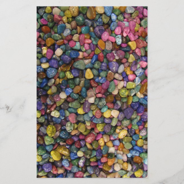 Rochers et galets brillants et colorés (Devant)