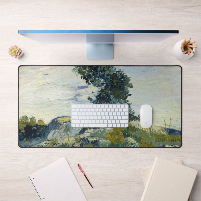 Roches avec chêne, peinture à l'huile de Van Gogh (Bureau 1)