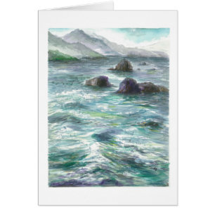 Roches dans l'océan de l'Orégon