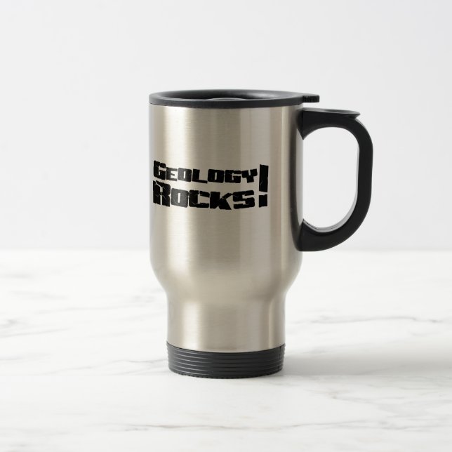 Roches de géologie ! Tasse de voyage (Droit)