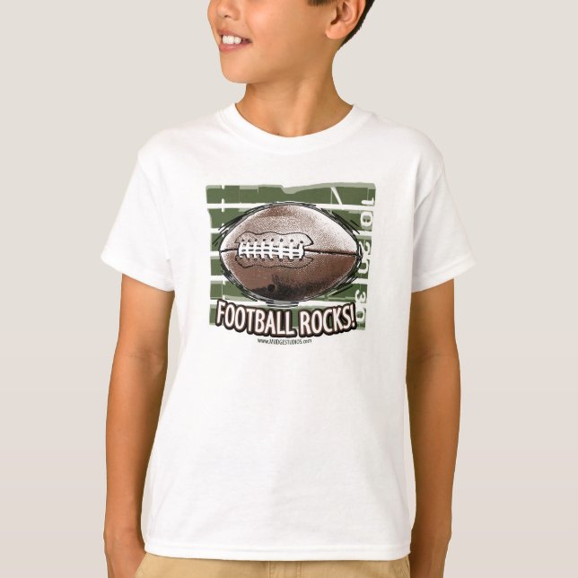Roches du football ! T-shirt (Devant)