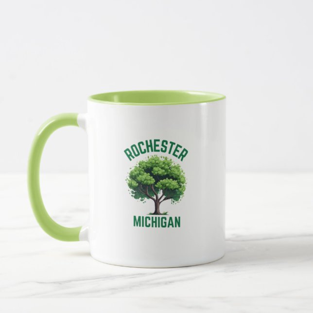 Rochester Michigan Hometown Coffee Mug (Gauche)