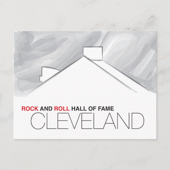 Rock and Roll Hall of Fame Cleveland Carte postale (Devant)