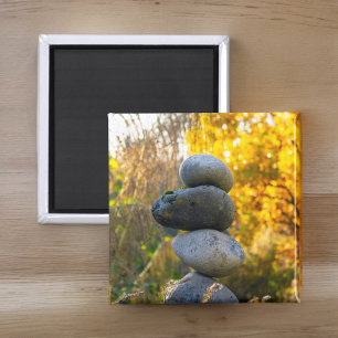 Rock Cairn Zen Réfrigérateur Magnets