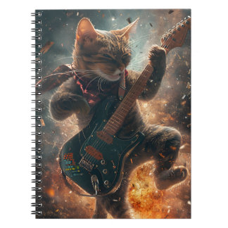 Rock Chat Jouer Carnet de guitare