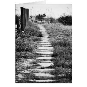 Rock Chemin vers le haut de la colline en noir et