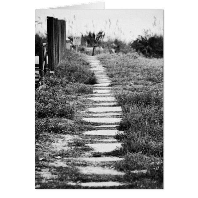Rock Chemin vers le haut de la colline en noir et  (Devant)