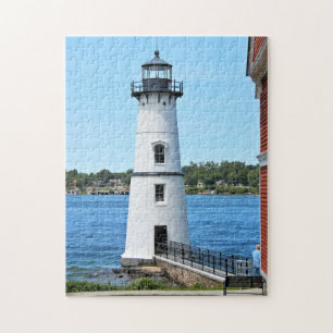 Rock Island Lighthouse, New York Jigsaw Puzzle