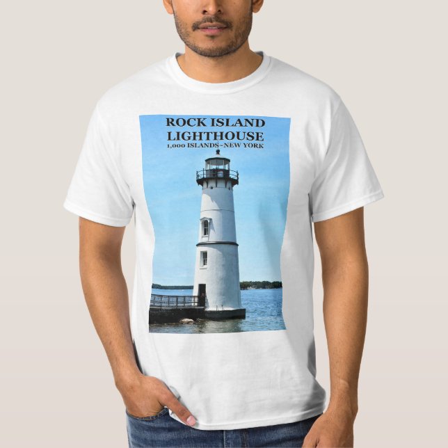 Rock Island Lighthouse, New York T-Shirt (Devant)