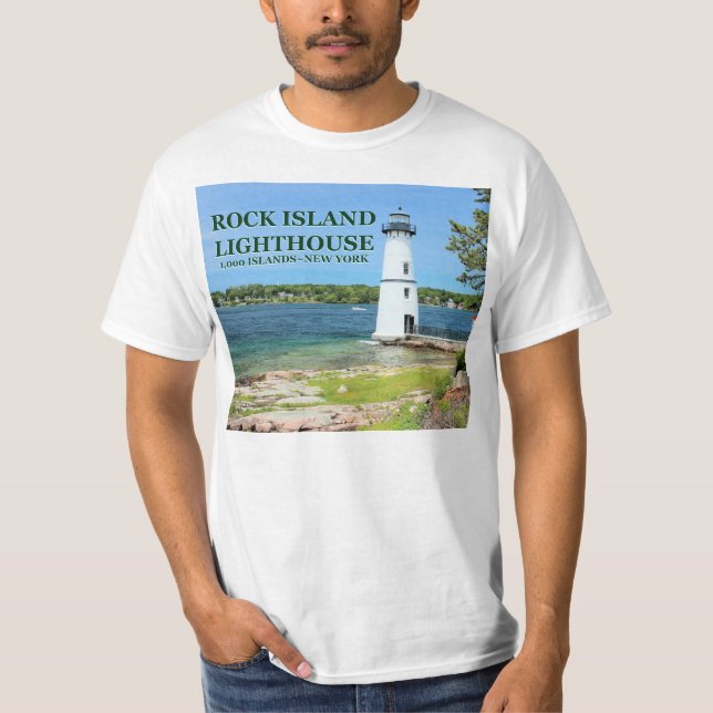 Rock Island Lighthouse, New York T-Shirt (Devant)