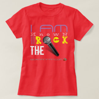 ROCK LE T-shirt DE LA MIC RED LADIES