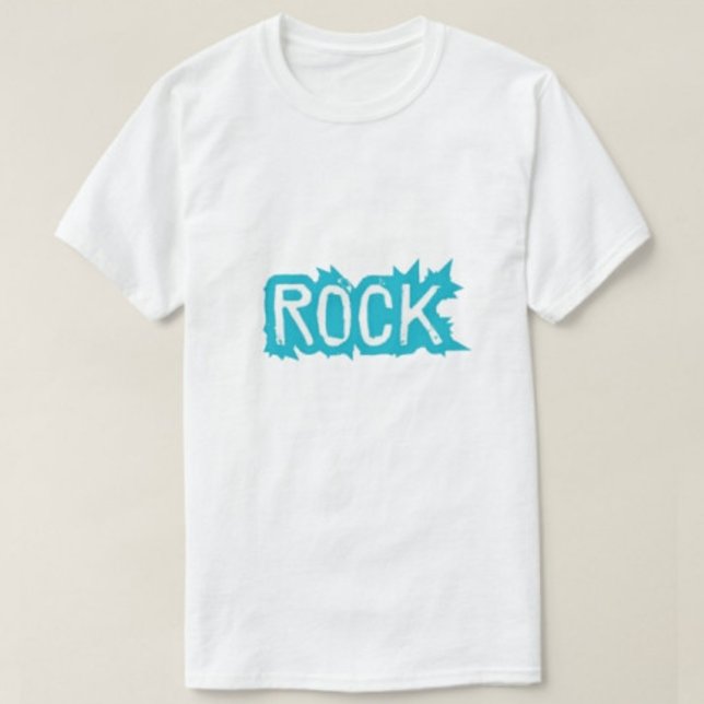 Rock moderne et beau T-shirts blancs pour hommes (Créateur téléchargé)