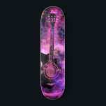 Rock Music Skateboard Guitare<br><div class="desc">Rock Music Guitar Skateboards - MIGNED Peinture Design</div>
