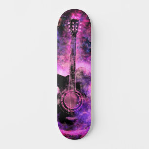 Rock Music Skateboard Guitare