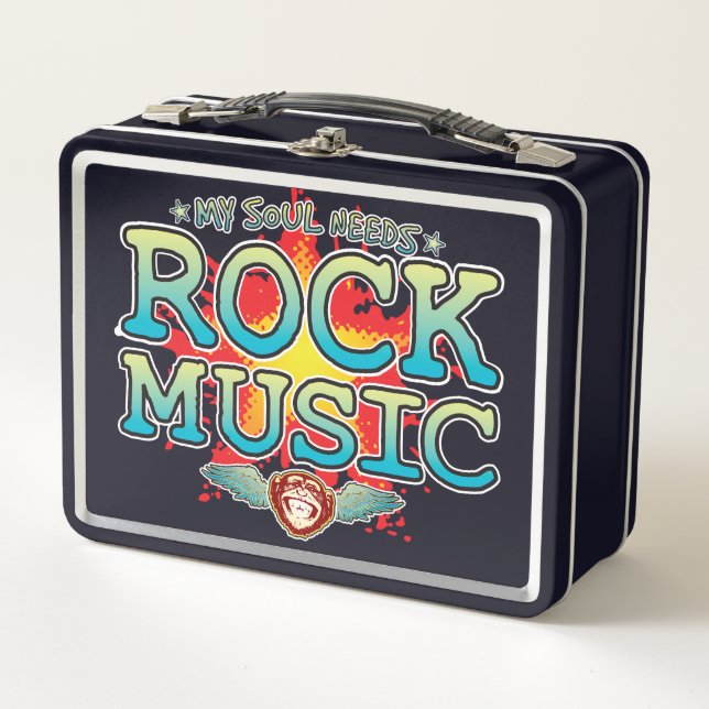 Rock Music Soul Lunch Box (Devant)