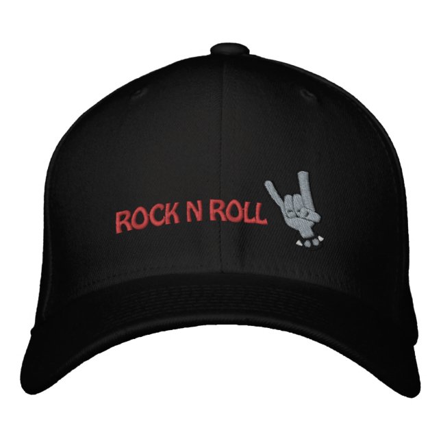 ROCK N ROLL Casquette brodé (Devant)