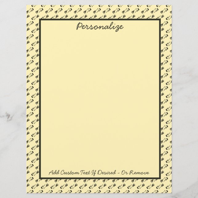 Rock N Roll Musique Guitares électriques Personnal (Devant)