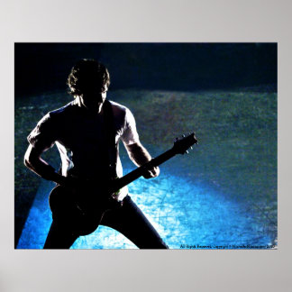 ROCK N ROLL SILHOUETTE POSTER #2. Allez !