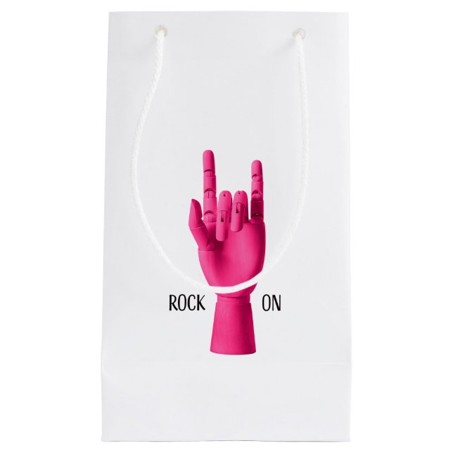 Rock on! Sac cadeau pour le vrai rocker (Devant)