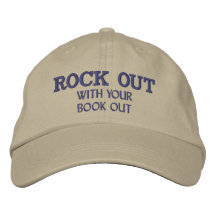 Rock Out Avec Votre Casquette Brodé Book Out