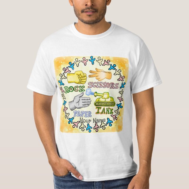 Rock Paper Tank  t-shirt (Devant)