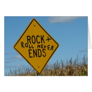 Rock + Roll ne s'arrête jamais, Fun Street Sign Gr