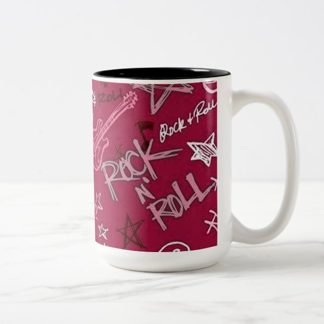 Rock & Roll Rock Star Mug café rouge (Droit)