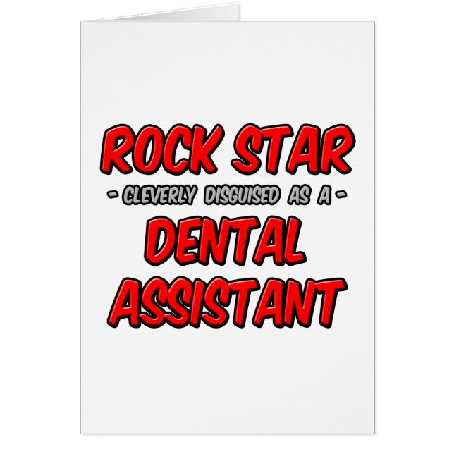 Rock Star ... Assistant dentaire (Devant)