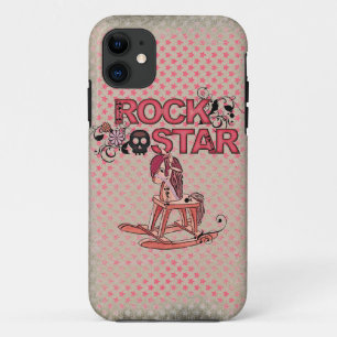 Rock star drôle cheval à bascule iphone 5 coque