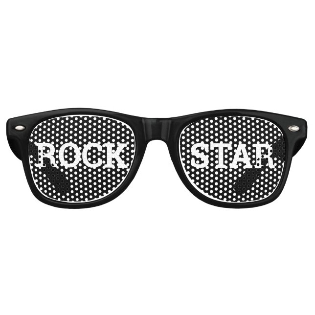 ROCK STAR retro Shades / Fun Party Lunettes de sol (Devant)
