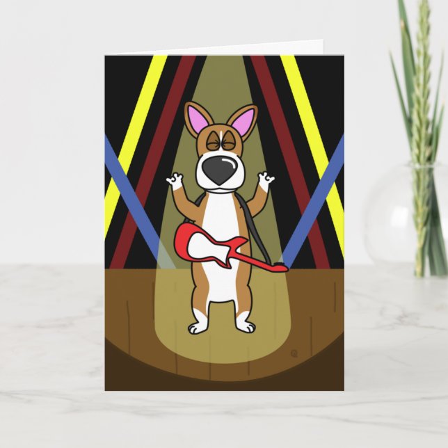 Rock Sur Pembroke Welsh Corgi Invitation (Devant)