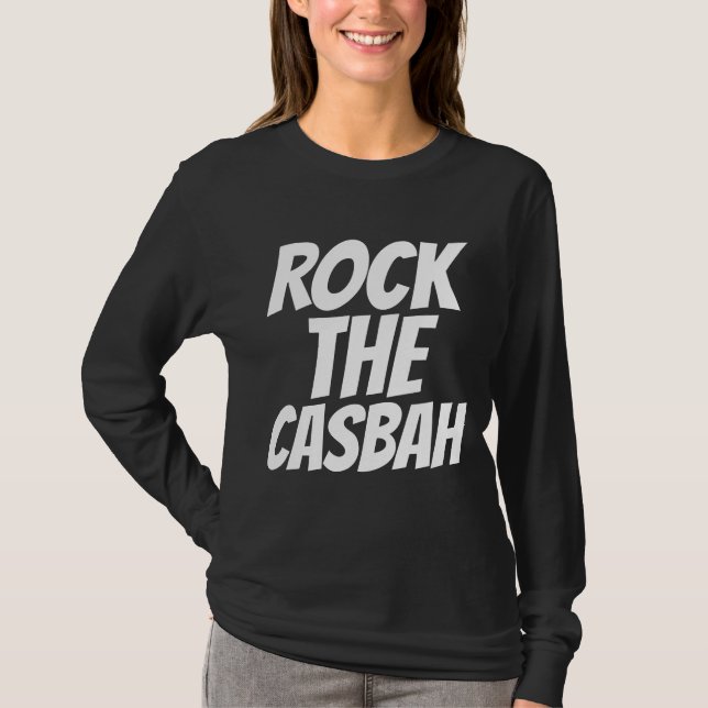 ROCK THE CASBAH, musique des années 80, t-shirts V (Devant)
