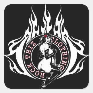 Rock Thiz Vêtements Pinup Girl #3 Stickers