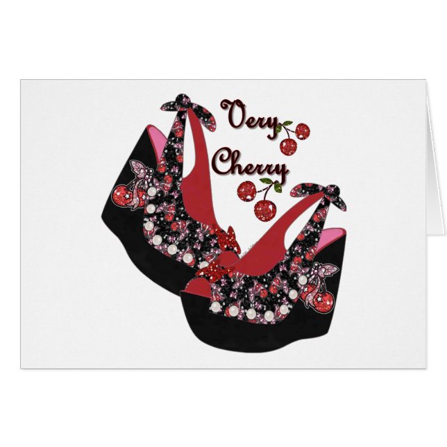 Rockabilly Very Cherry Shoes (Devant horizontal)