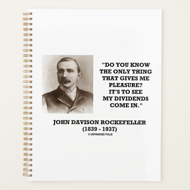 Rockefeller Pour Voir Mes Dividendes Venir Dans Ci (Devant)