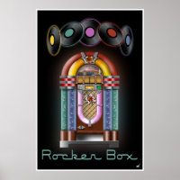 Rocker Box Jukebox Poster