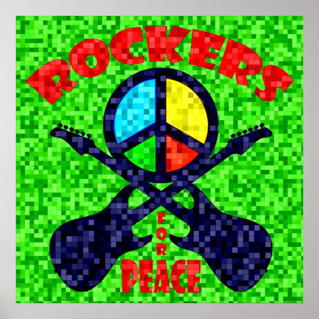 ROCKERS FOR PEACE POSTER (Devant)