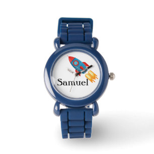Rocket Blue montre pour enfant personnalisée