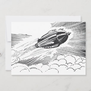 Rocket de vaisseau spatial de science-fiction vint