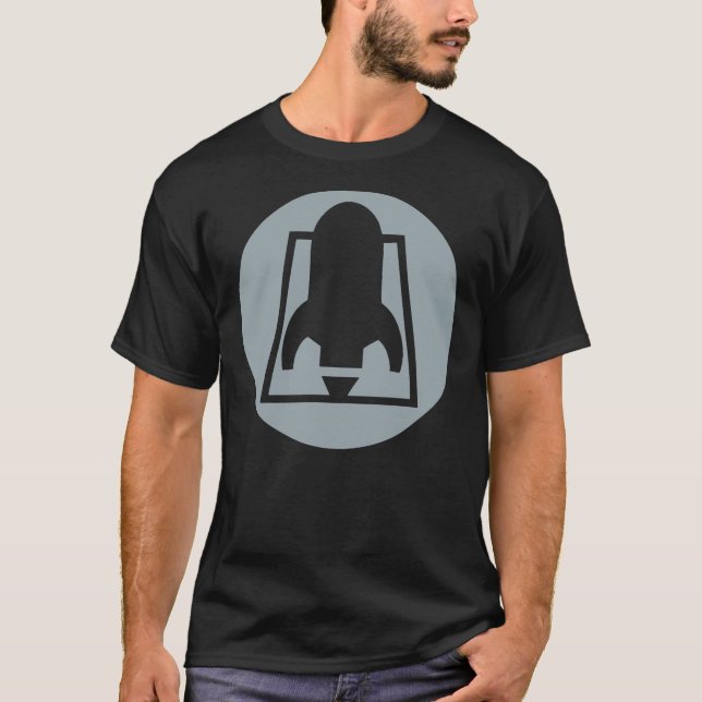 Rocket Du Logo Crypte T-Shirt Classique (Devant)