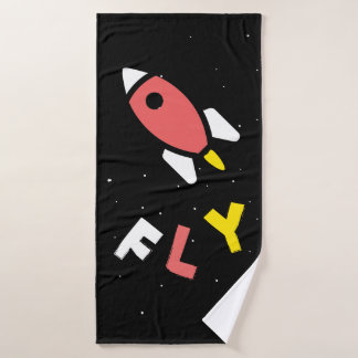 Rocket - Rouge & Jaune Pop Art Abstrait. FLY!