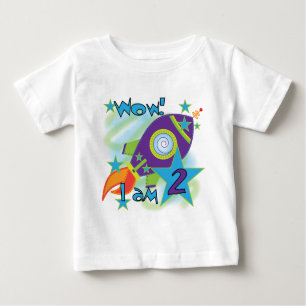 Rocket Ship 2e Anniversaire T-shirts et cadeaux