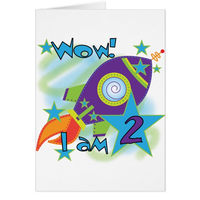 Rocket Ship 2e Anniversaire T-shirts et cadeaux (Devant)