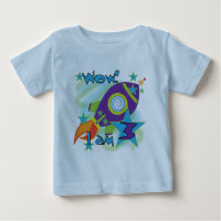 Rocket Ship 3e Anniversaire T-shirts et cadeaux