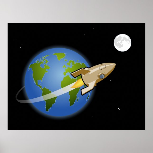 Rocket to the Moon - Poster (Devant)