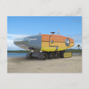 RocketLodge 3D Beach - Carte postale