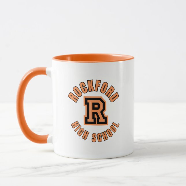 Rockford High School Michigan Coffee Mug (Gauche)