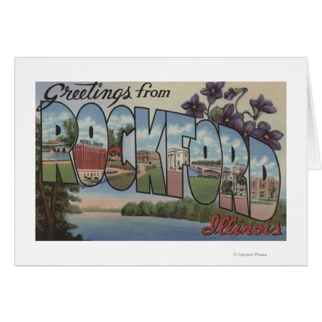Rockford, Illinois - Scènes à grandes lettres (Devant horizontal)