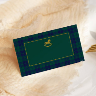 Rocking Horse Classic Plaid de luxe Cartes de plac