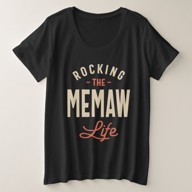 Rocking the Memaw Life - Design pour maman grand-m (Design devant)